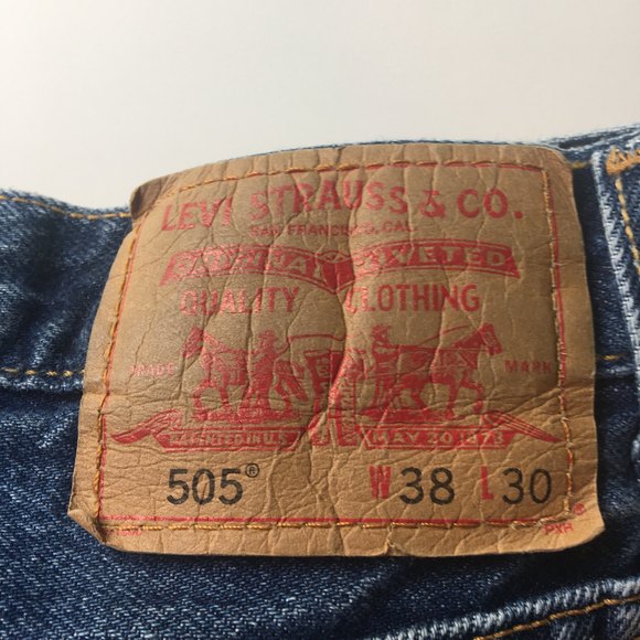 Levi's 505 Vintage Men's Jeans, sz 38 Waist - Picture 3 of 11